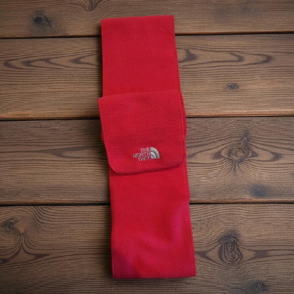 The North Face Vibrant Pink Fleece Scarf